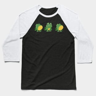 set of three frog Baseball T-Shirt